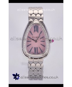 Serpenti Seduttori Pink Pearl dial in Steel Casing Super Clone Watch