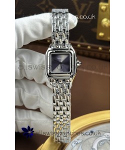 Cartier Panthere 22MM Steel Casing in Grey Dial Super Clone Watch 