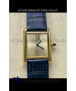 Cartier Tank Louis 25MM Swiss Quartz Movement Gold Case