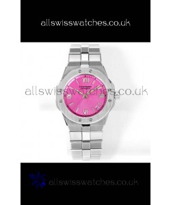 Chopard Alpine Eagle Stainless Steel Pink Dial Super Clone Replica Watch