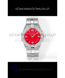 Chopard Alpine Eagle Stainless Steel Red Dial Super Clone Replica Watch