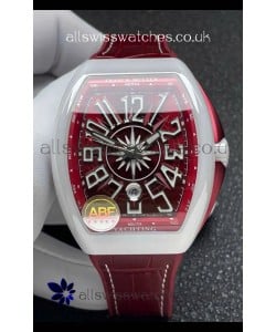 Franck Muller Vanguard Yachting White Ceramic Super Clone Watch 