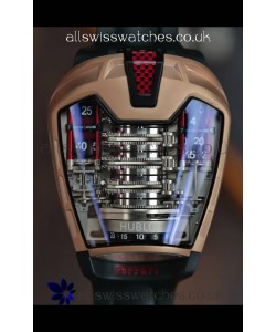 Hublot MP-05 La Ferrari DLC Coated Titanium Casing Hyper Clone Watch 
