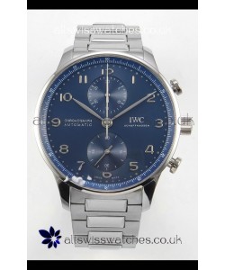 IWC Portuguese Chronograph Blue Dial Super Clone Watch 