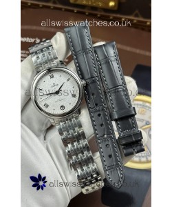 Omega De Ville Automatic 34MM White Dial Steel Case Super Clone Watch 