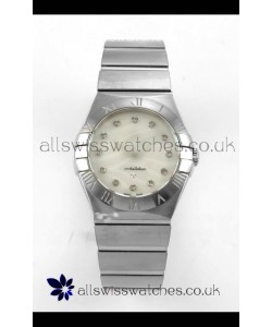 Omega Constellation 28MM Pearl Textured Dial QUARTZ Super Clone Watch 