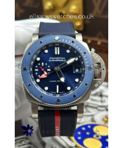 Panerai Submersible PAM01507 GMT Luna Rossa Titanio Super Clone Watch 