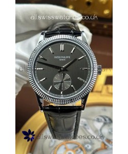 Patek Philippe Calatrava 6119G Stainless Steel Grey Dial Super Clone Watch 