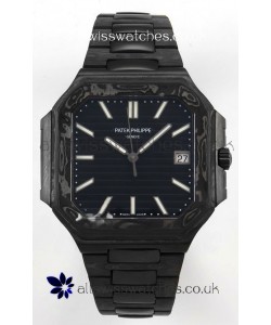 Patek Philippe Cubitus Carbon Casing Black Dial Super Clone Watch 