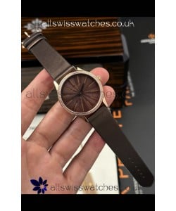 Patek Philippe Calatrava 4997 Rose Gold Brown Dial Super Clone Watch 