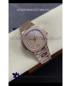 Patek Philippe Nautilus 7118 35MM Rose Gold Super Clone Watch 