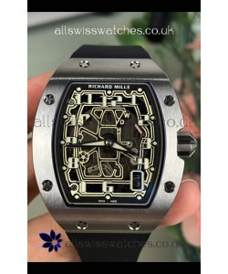 Richard Mille RM67-01 Titanium Extra-Flat Black Strap Super Clone Watch 