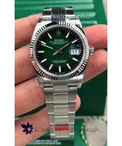 Rolex Datejust 126234 Ombre Green Dial Oyster Super Clone Watch 41MM