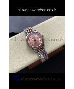 Rolex Super Clone Datejust 31MM Pink Dial Rose Gold Super Clone Watch 