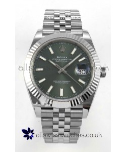 Datejust Super Clone 126334 Green Dial 41MM FREE SPRUNG MVMNT 3235 Watch 