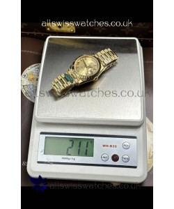 Rolex Day Date 228238 Yellow Gold in Gold Roman Dial Super Clone Watch 