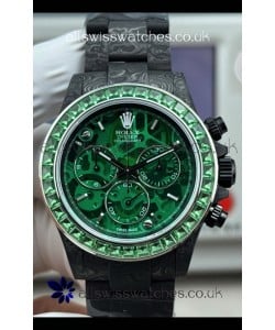 Rolex Daytona Green "Artisans De Genève - Poetry of Lights" Carbon Casing Super Clone Watch 