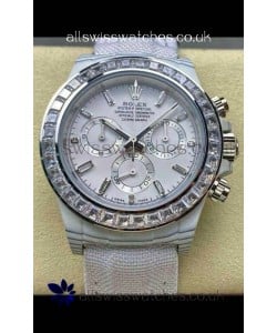 Rolex Daytona TPT Casing White Dial Nylon Strap Super Clone Watch 