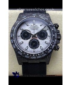 Rolex Daytona Black Carbon Fiber Meteorite Dial Nylon Strap Super Clone Watch 
