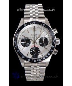 Rolex Daytona Paul Newman 37MM Steel Dial Manual Wind Super Clone Watch 