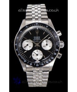 Rolex Daytona Paul Newman 37MM Tiffany & Co Black Dial Manual Wind Super Clone Watch 