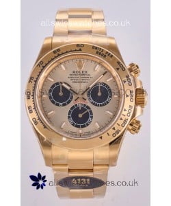 Rolex Daytona 126508 Yellow Gold FREE SPRUNG MVMT Super Clone Watch 