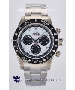 Rolex Daytona Paul Newman Label Noir Blue Dial Custom Modded 4130 Mvnt Swiss Replica