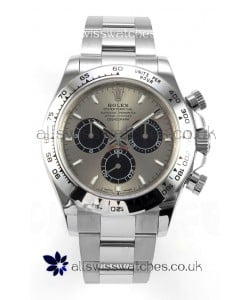 Rolex Daytona 126509 Silver Dial Stick Markers FREE SPRUNG MVMT Super Clone Watch 