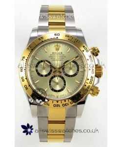 Rolex Daytona 126503 Two Tone Gold Dial FREE SPRUNG MVMT Super Clone Watch 