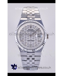 Rolex Land-Dweller 127336 Steel Honeycomb Dial 40MM Super Clone Watch 