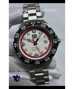 Tag Heuer Formula 1 White Dial Automatic Movement Japanese Replica Watch 