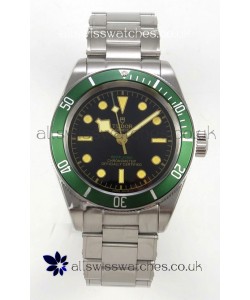 Tudor Black Bay 41 Black Dial Green Bezel Oyster Super Clone Watch 