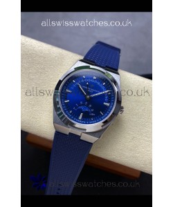 Vacheron Constantin Overseas True Moon Phase Steel Case Blue Dial Swiss Replica Watch 