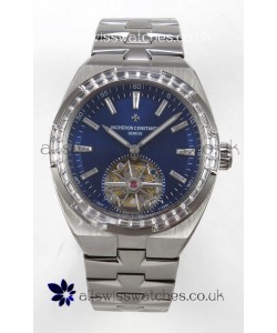 Vacheron Constantin Overseas Tourbillon Stainless Steel Super Clone Watch 